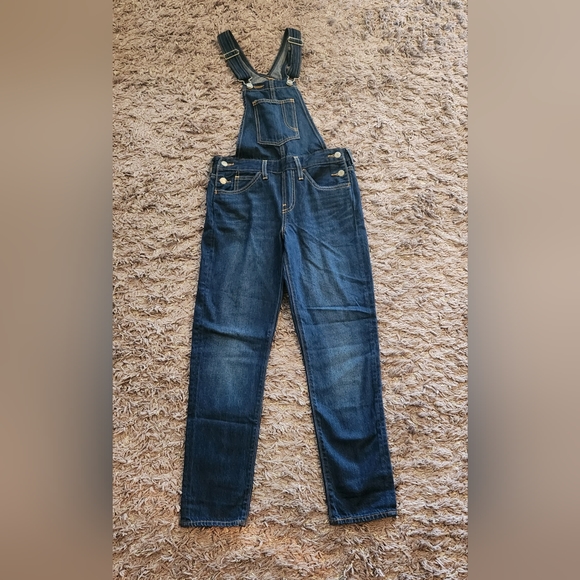 Levis Original blue denim overalls - Picture 4 of 8
